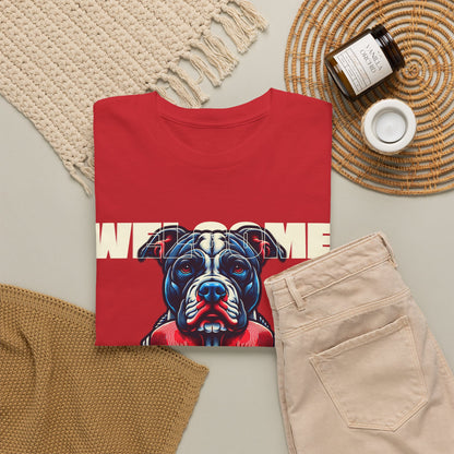 Dog Fight Boxing Dog T-Shirt — Welcome To The Dog Fight Graphic Tee
