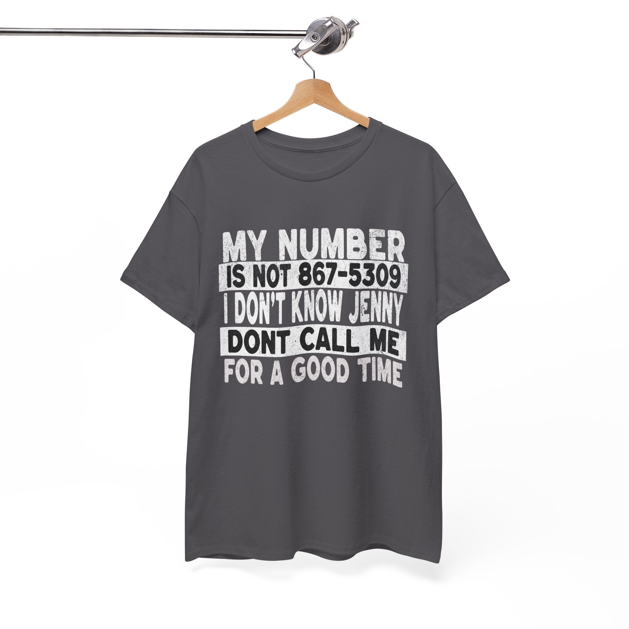 Funny 867-5309 Jenny Unisex Cotton Tee