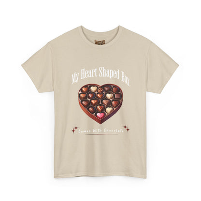 My Heart Shaped Box Comes With Chocolate T-Shirt | 90s Grunge-Inspired Valentine&