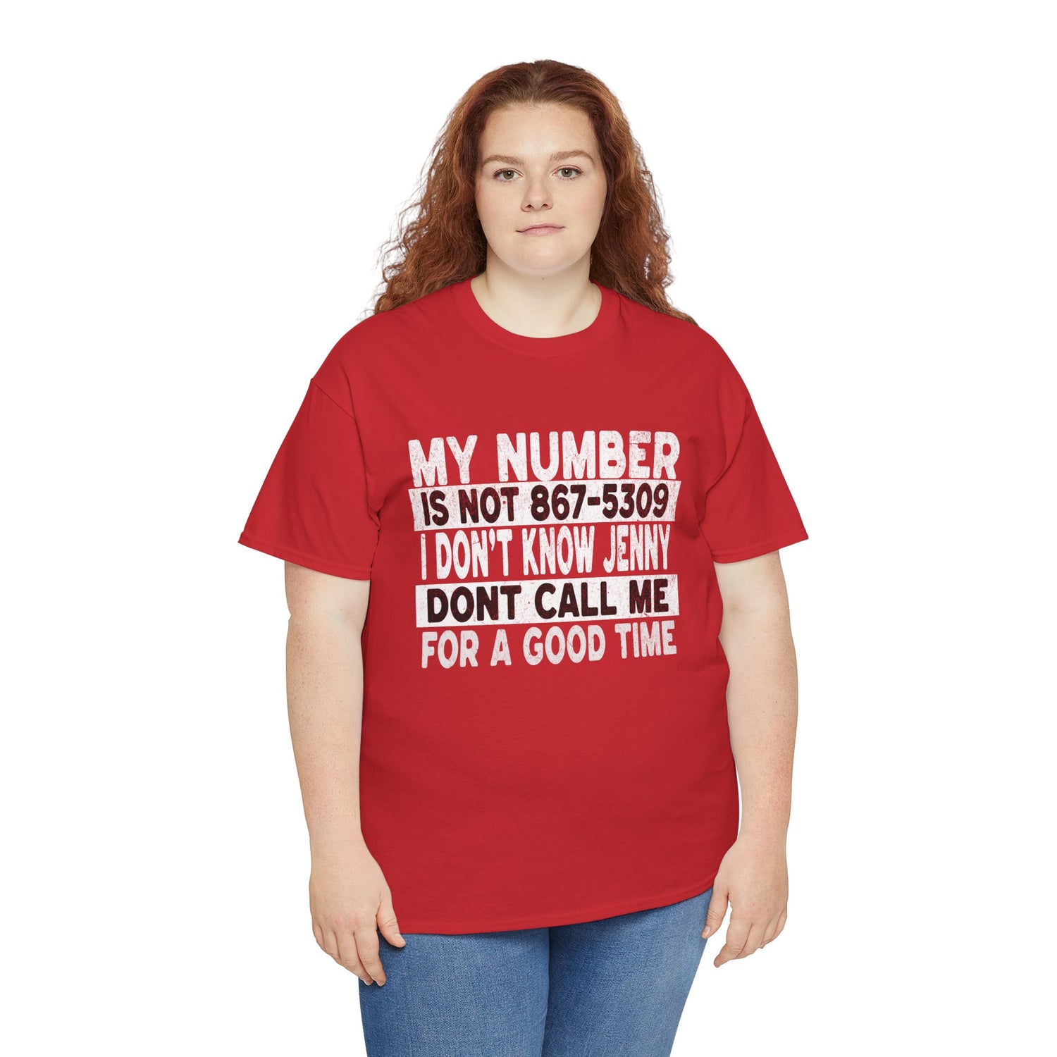 Funny 867-5309 Jenny Unisex Cotton Tee