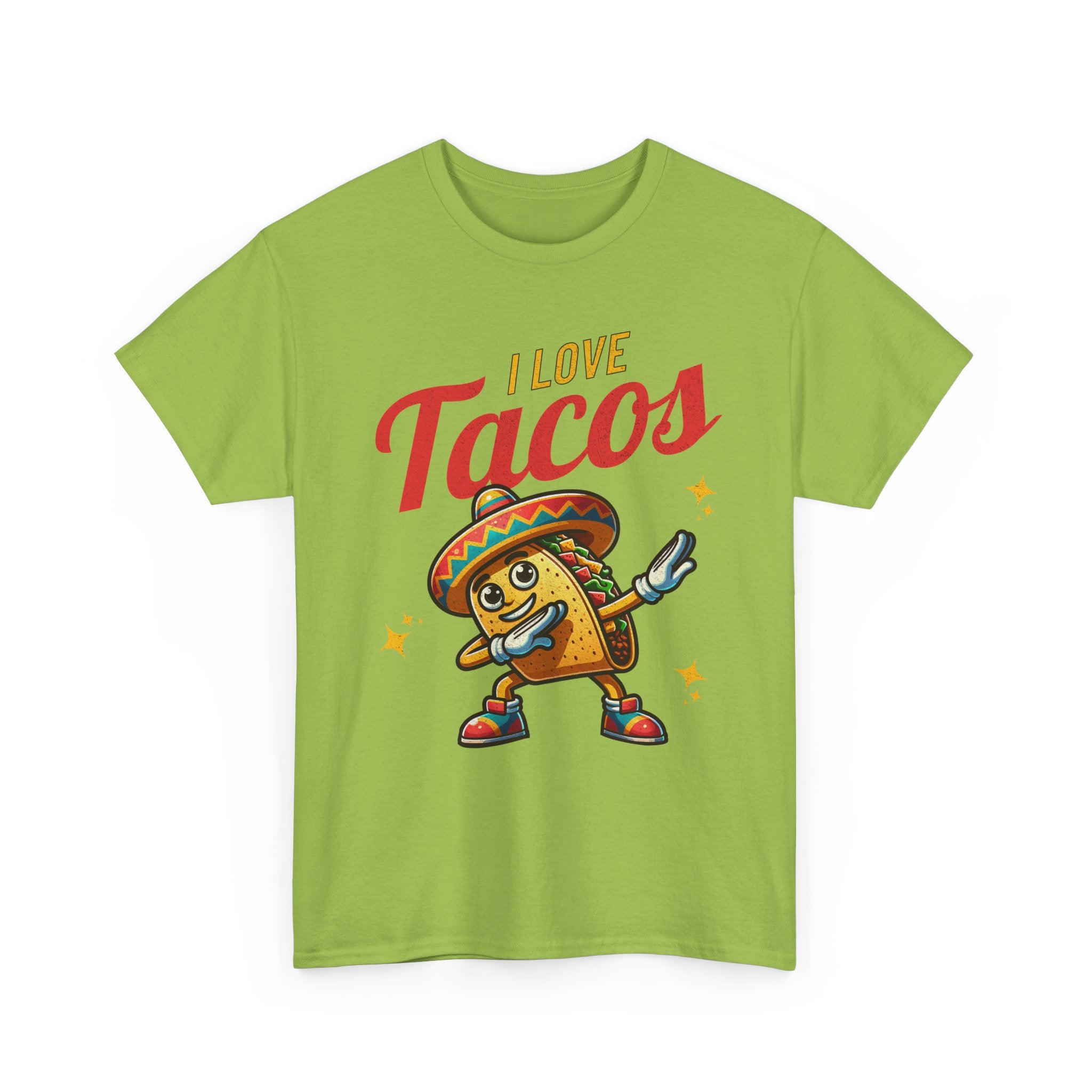 I Love Tacos Tee — Cute Dancing Taco Graphic T-Shirt