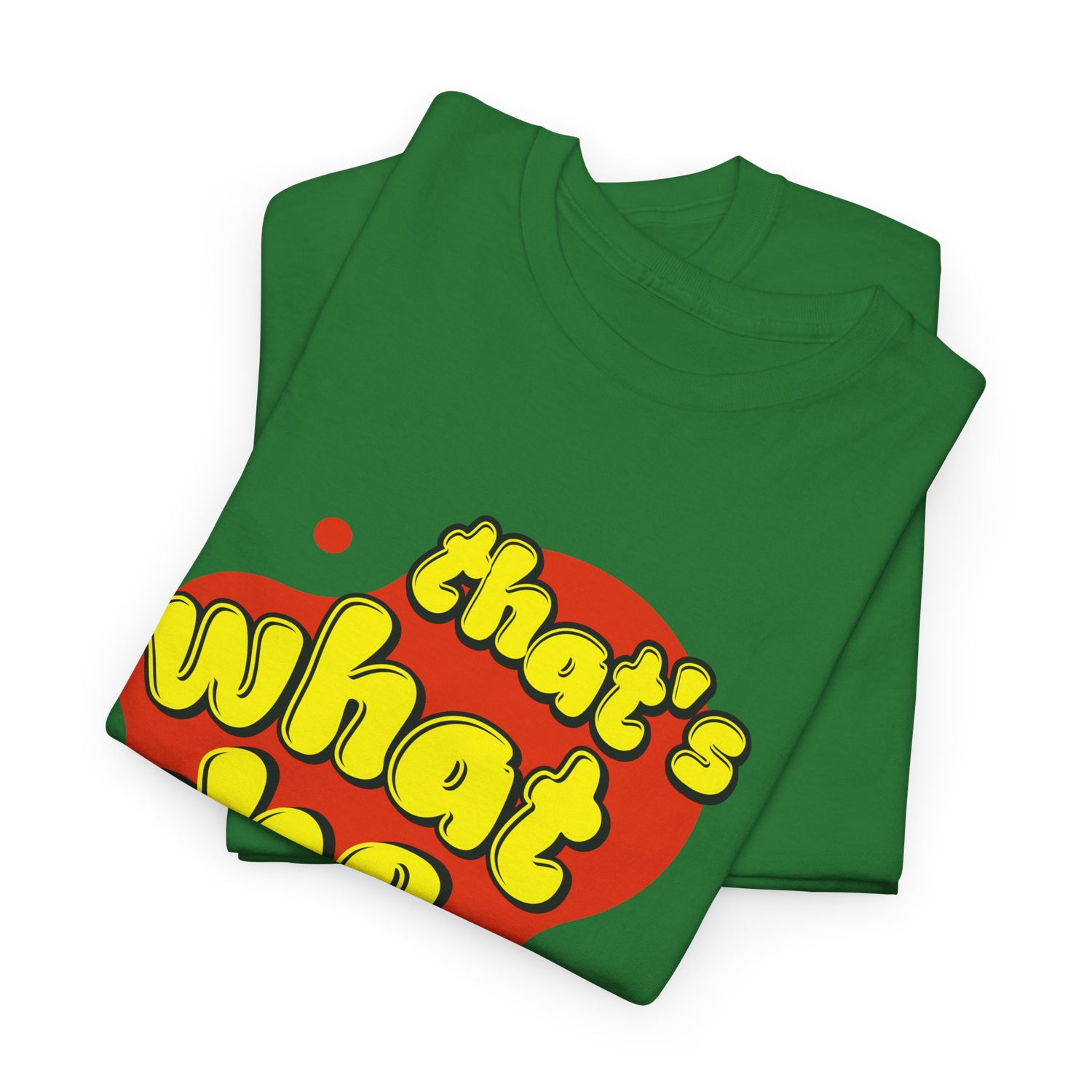 That’s What She Said T-Shirt — Retro Yellow &amp; Red Graphic Tee