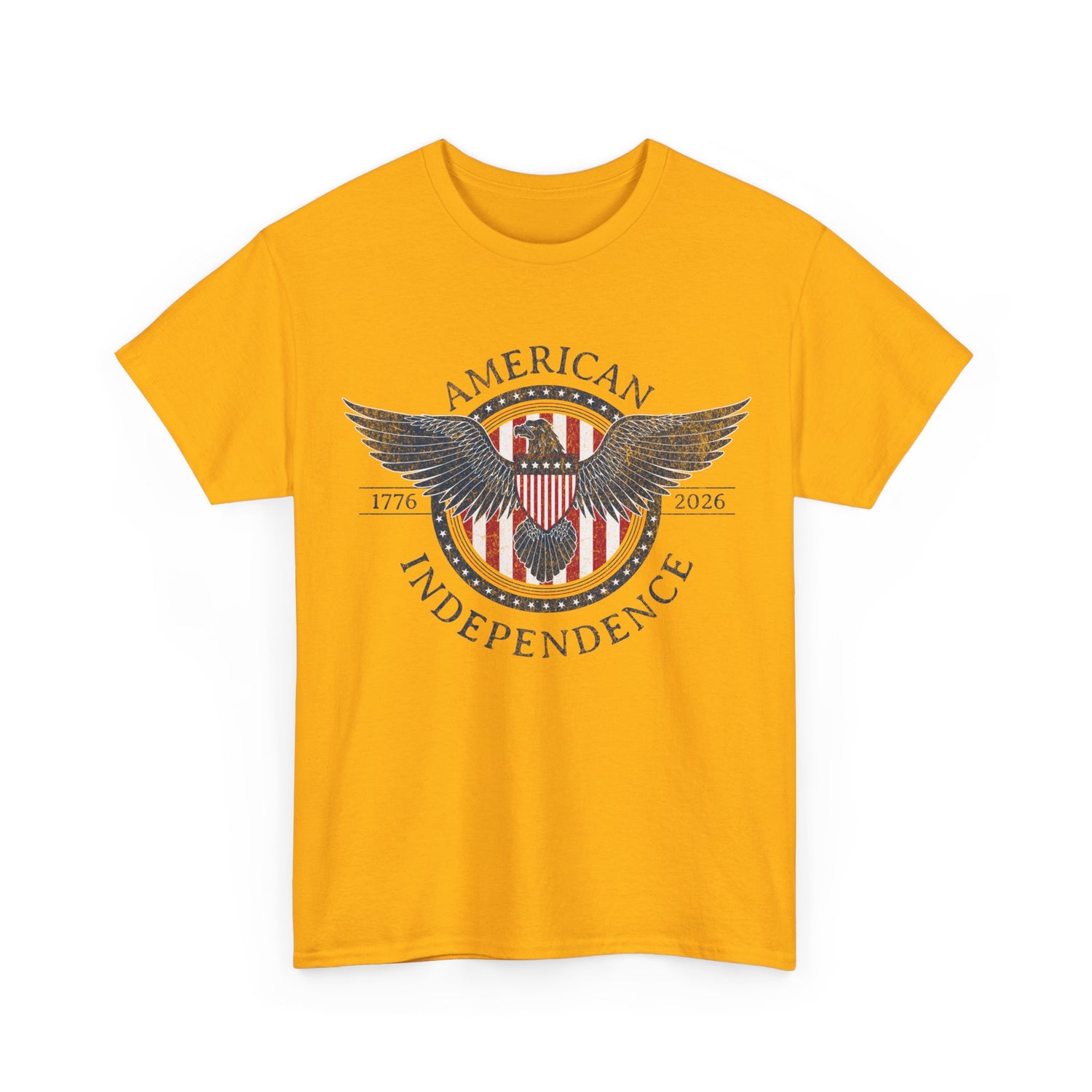 Independence Eagle Tee — American Independence 1776–2025 Vintage Flag Shirt