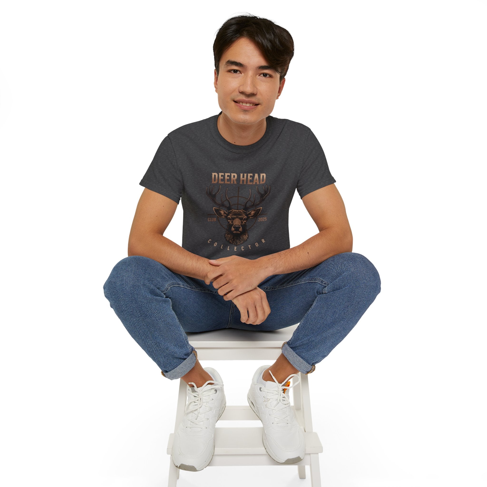 Deer Head Collector Cotton Hunting Tee