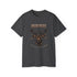Deer Head Collector Cotton Hunting Tee - Dark Heather