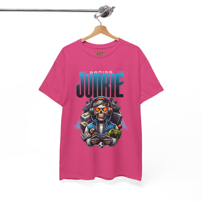 Gaming Junkie Skull Tee — Gamer Skull Controller Graphic T-Shirt
