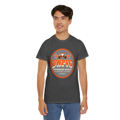 DWPVG "Drinking While Playing Video Games" Graphic Tee — Gamer Party T-Shirt
