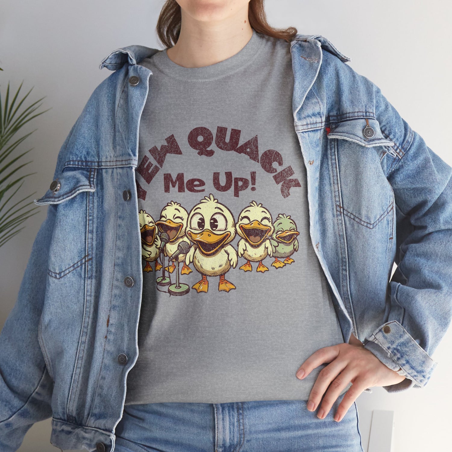 Yew Quack Me Up - Funny Duck Tee