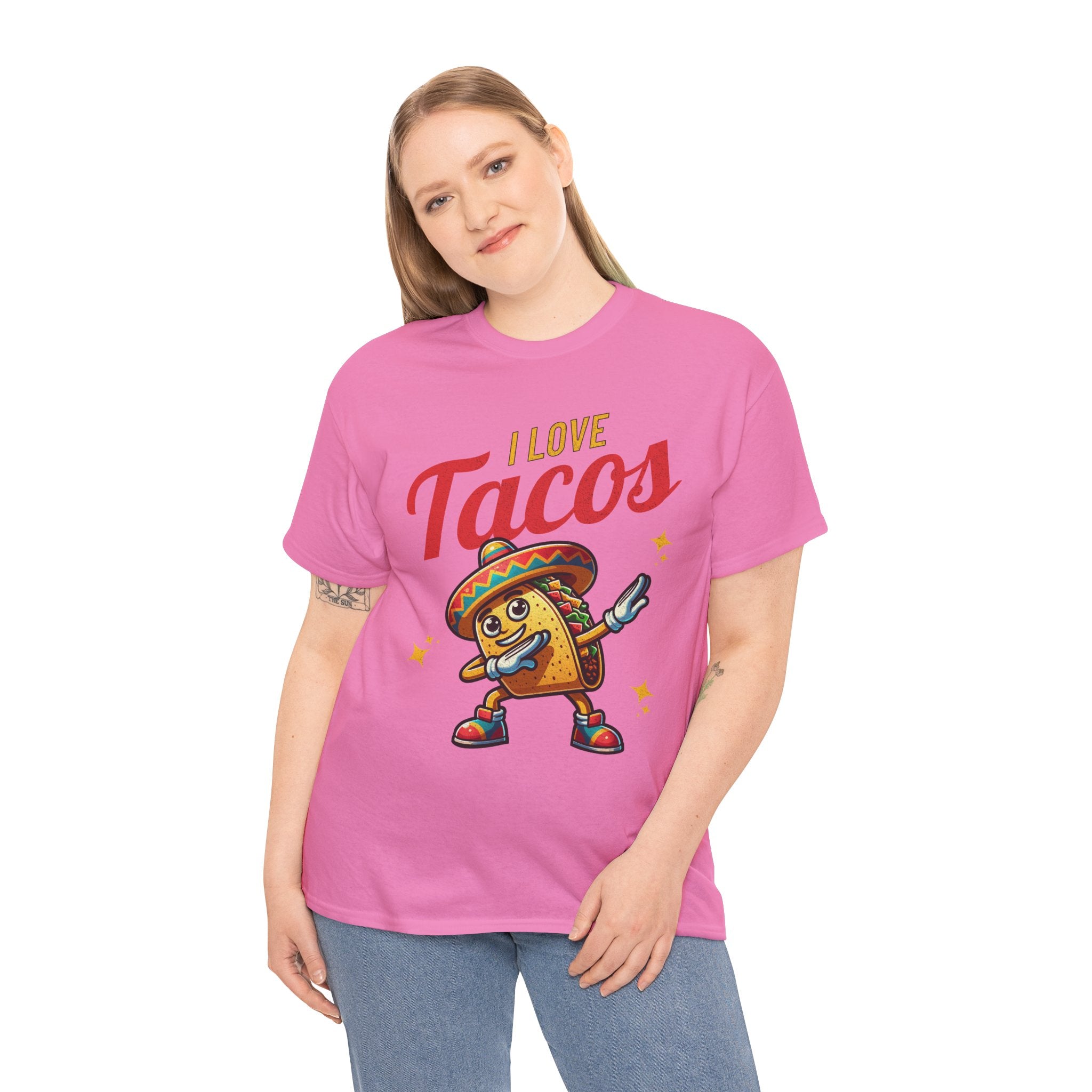 I Love Tacos Tee — Cute Dancing Taco Graphic T-Shirt