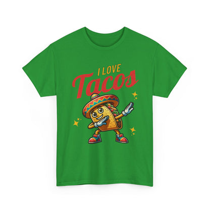 I Love Tacos Tee — Cute Dancing Taco Graphic T-Shirt