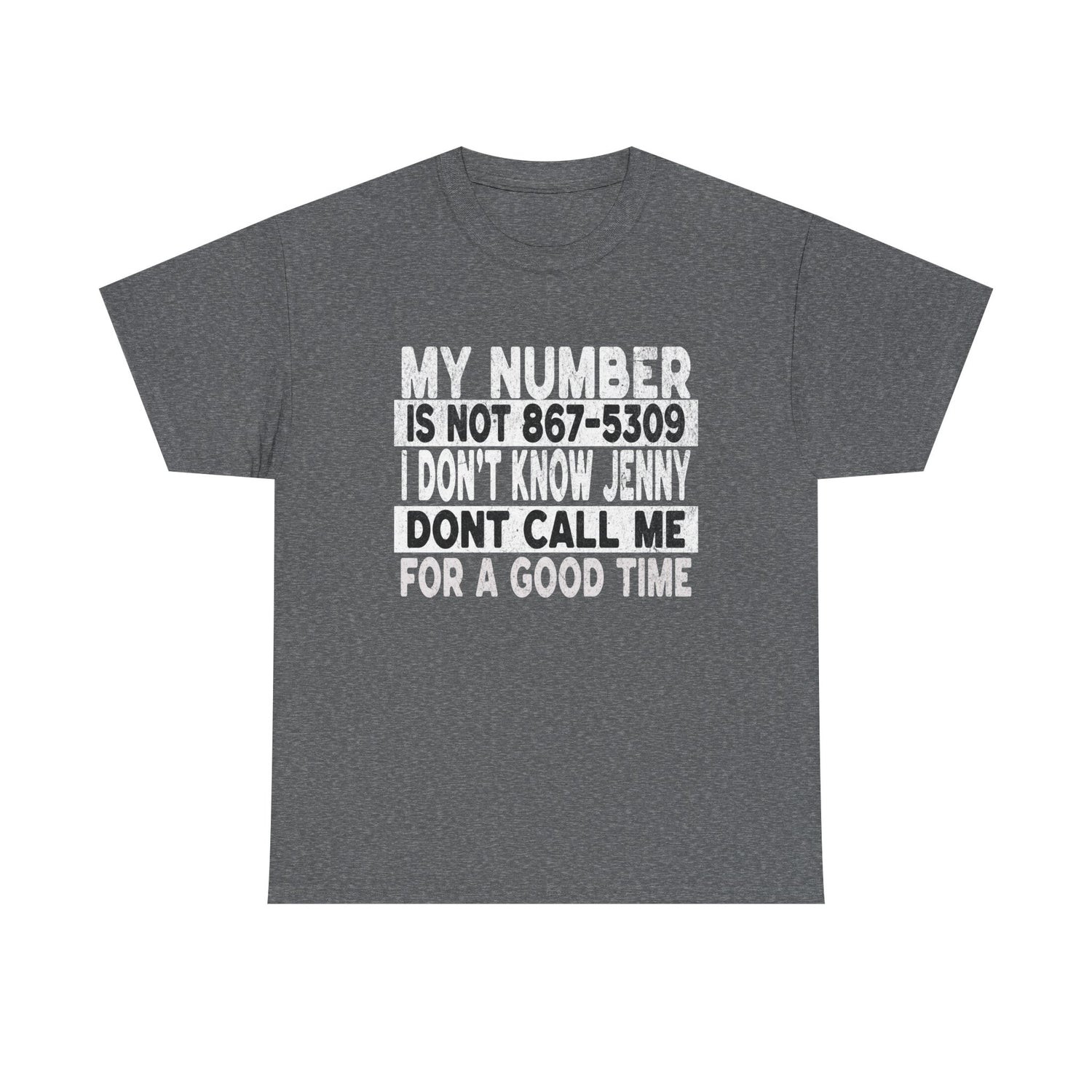 Funny 867-5309 Jenny Unisex Cotton Tee
