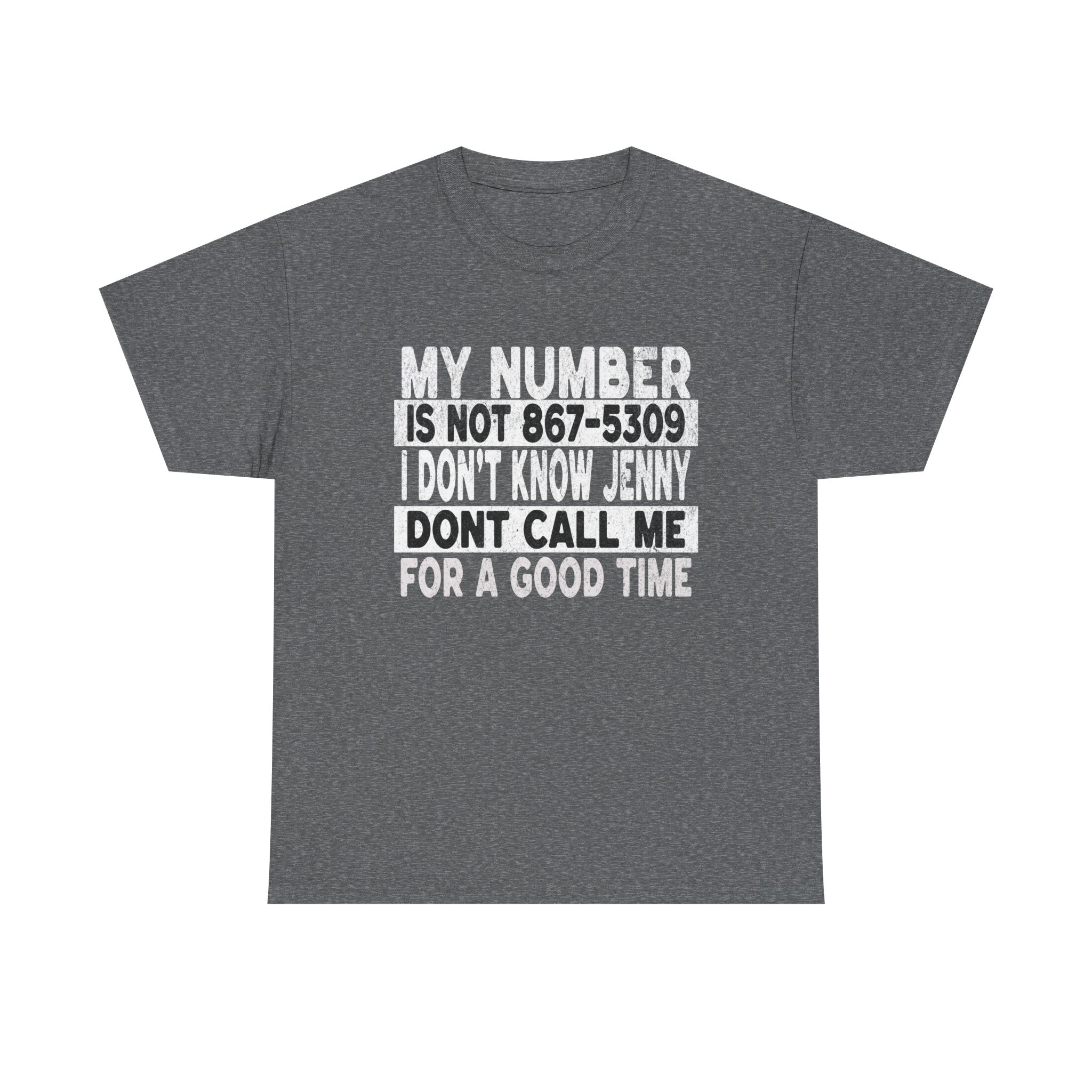 Funny 867-5309 Jenny Unisex Cotton Tee