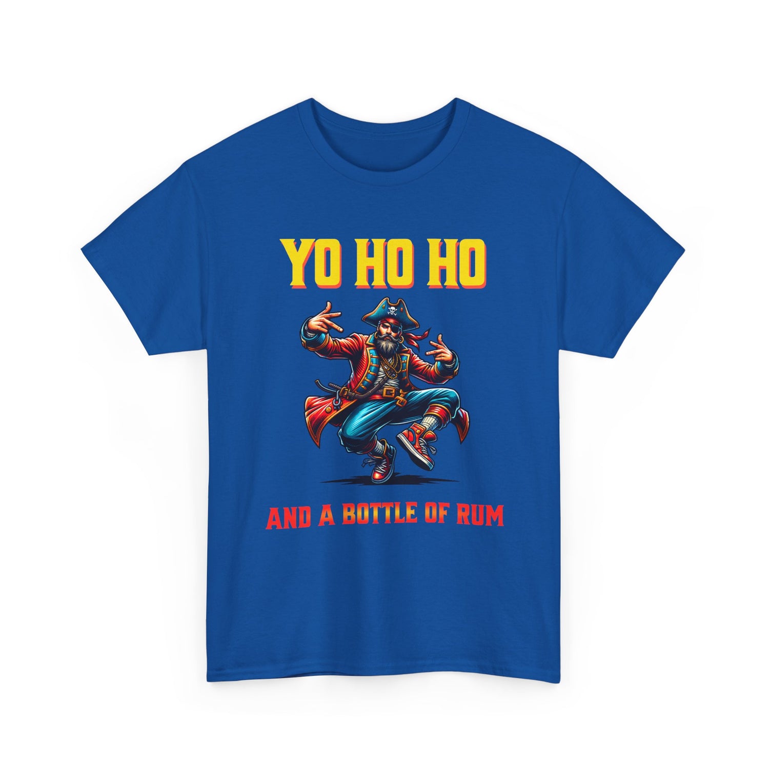 Yo Ho Ho Pirate T-Shirt – "Yo Ho Ho and a Bottle of Rum" Graphic Tee