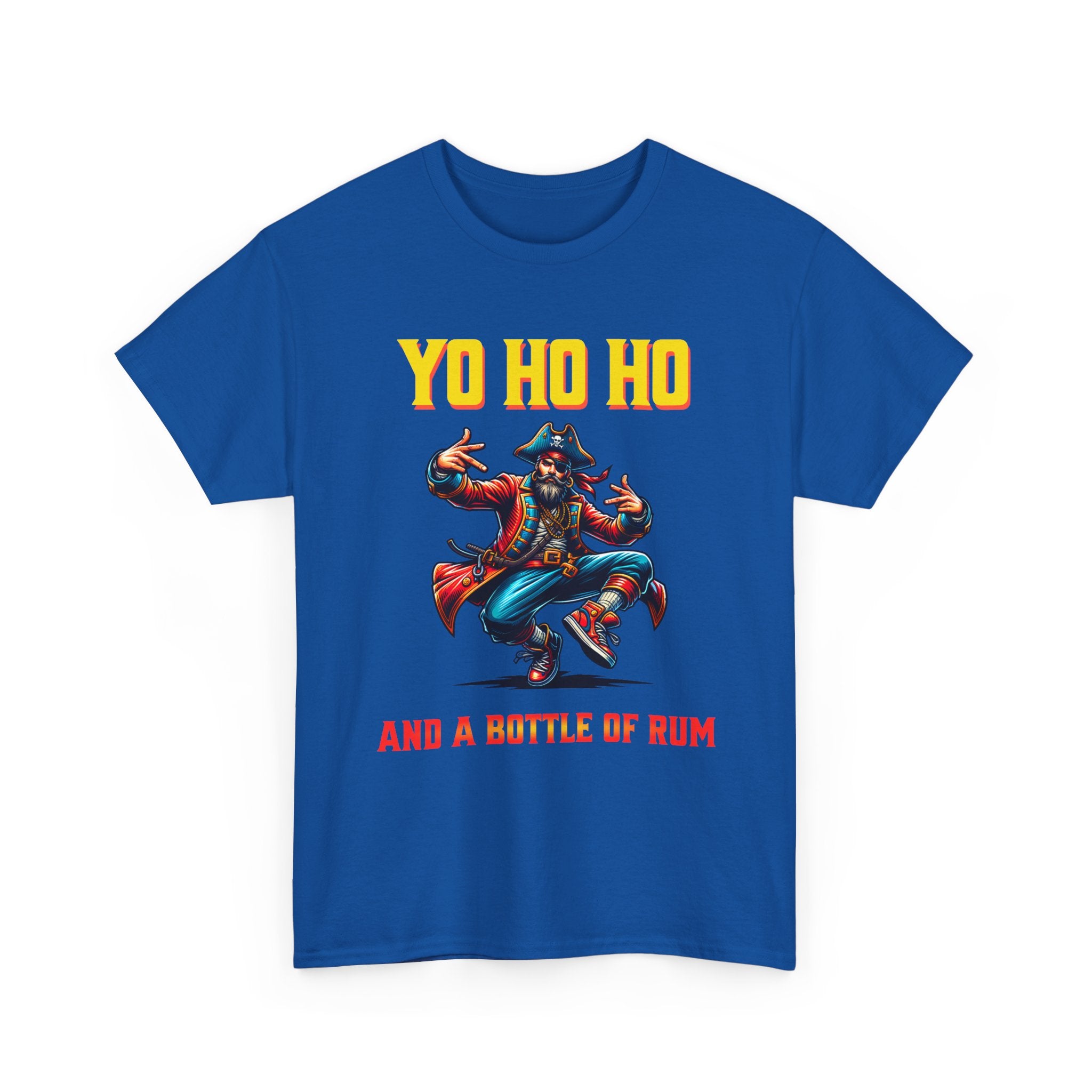 Yo Ho Ho Pirate T-Shirt – "Yo Ho Ho and a Bottle of Rum" Graphic Tee