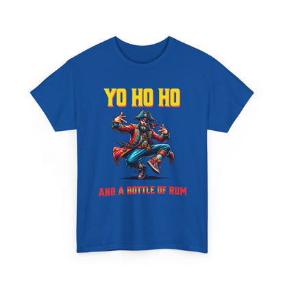 Yo Ho Ho Pirate T-Shirt – "Yo Ho Ho and a Bottle of Rum" Graphic Tee