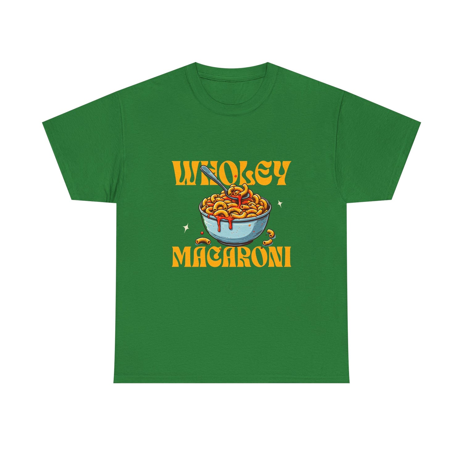 Wholey Macaroni Unisex Tee, Funny T-Shirt, Casual Graphic Shirt, Gift for Pasta Lovers, Foodie Apparel, Comfortable Everyday Wear