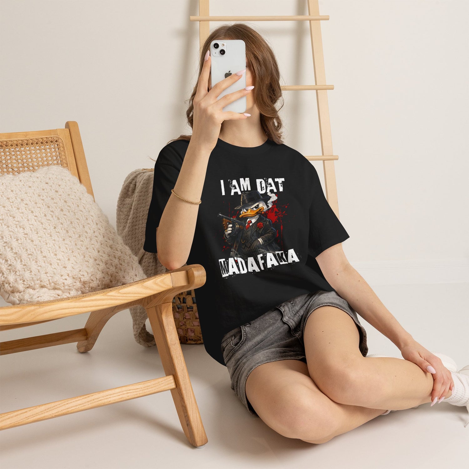 I Am Dat Madafaka - Gangster Duck T-Shirt