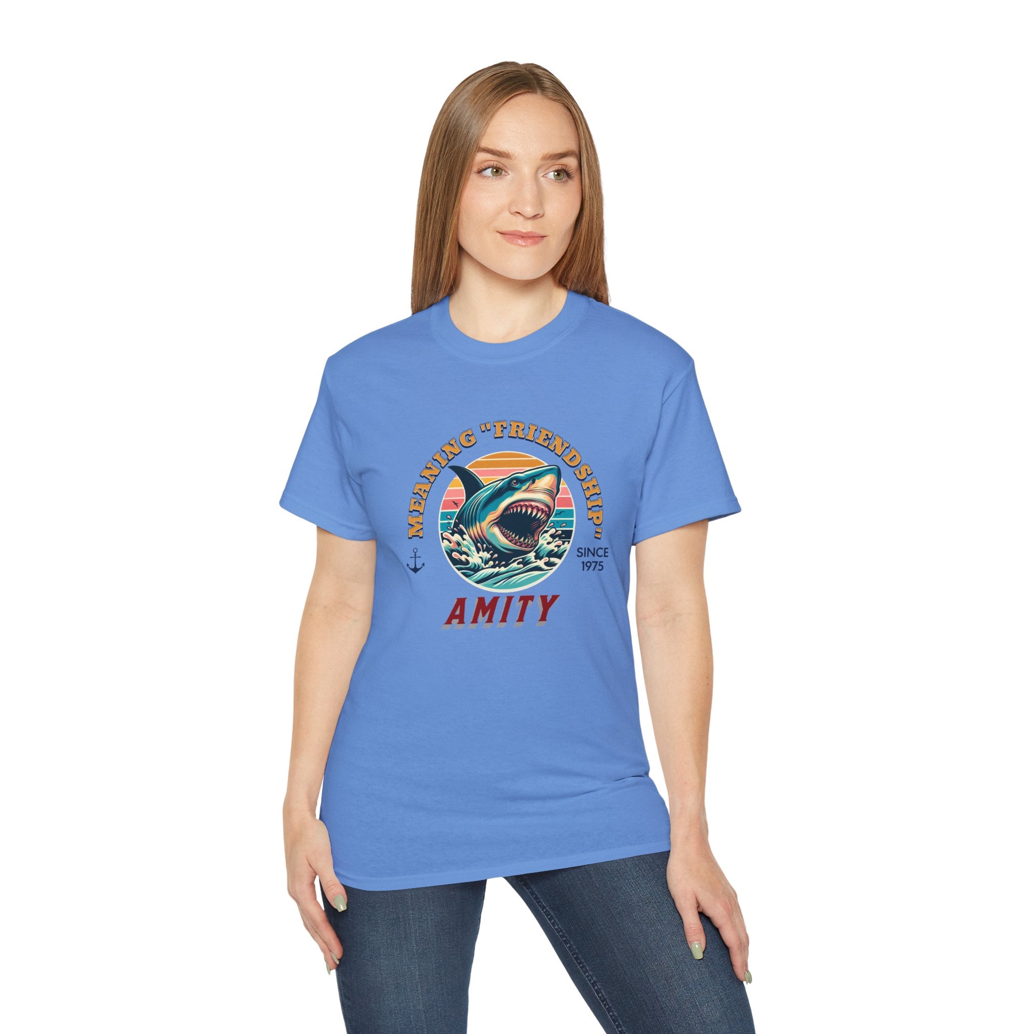 Jaws Movie - Meaning Friendship Amity Tee