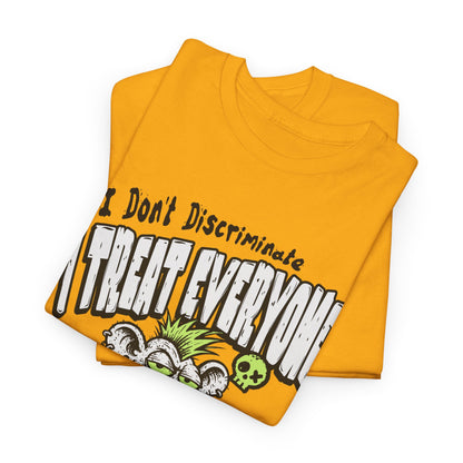 I Treat Everyone Like Shit Equally - Rude Rat Graphic Tee