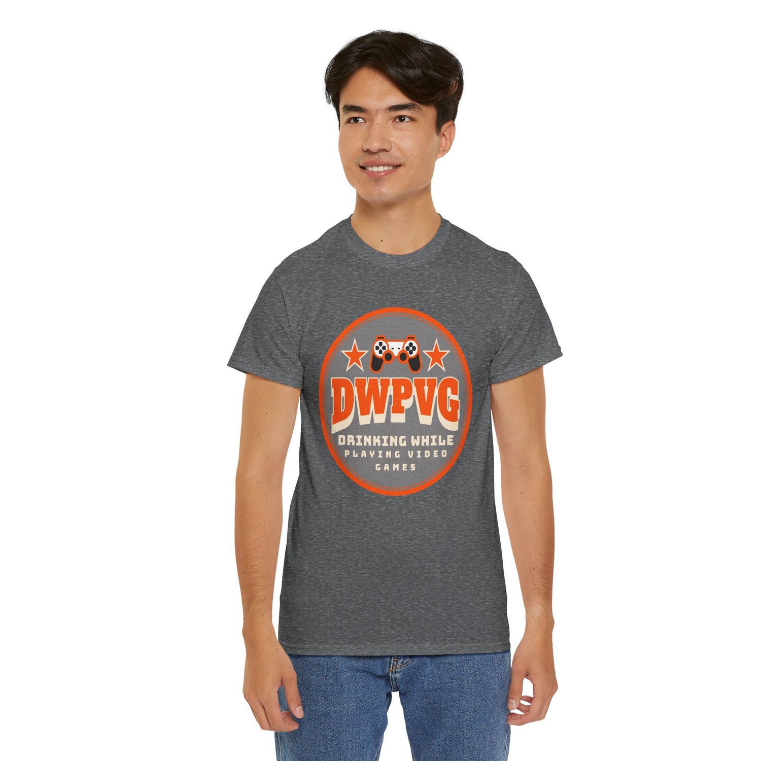 DWPVG "Drinking While Playing Video Games" Graphic Tee — Gamer Party T-Shirt