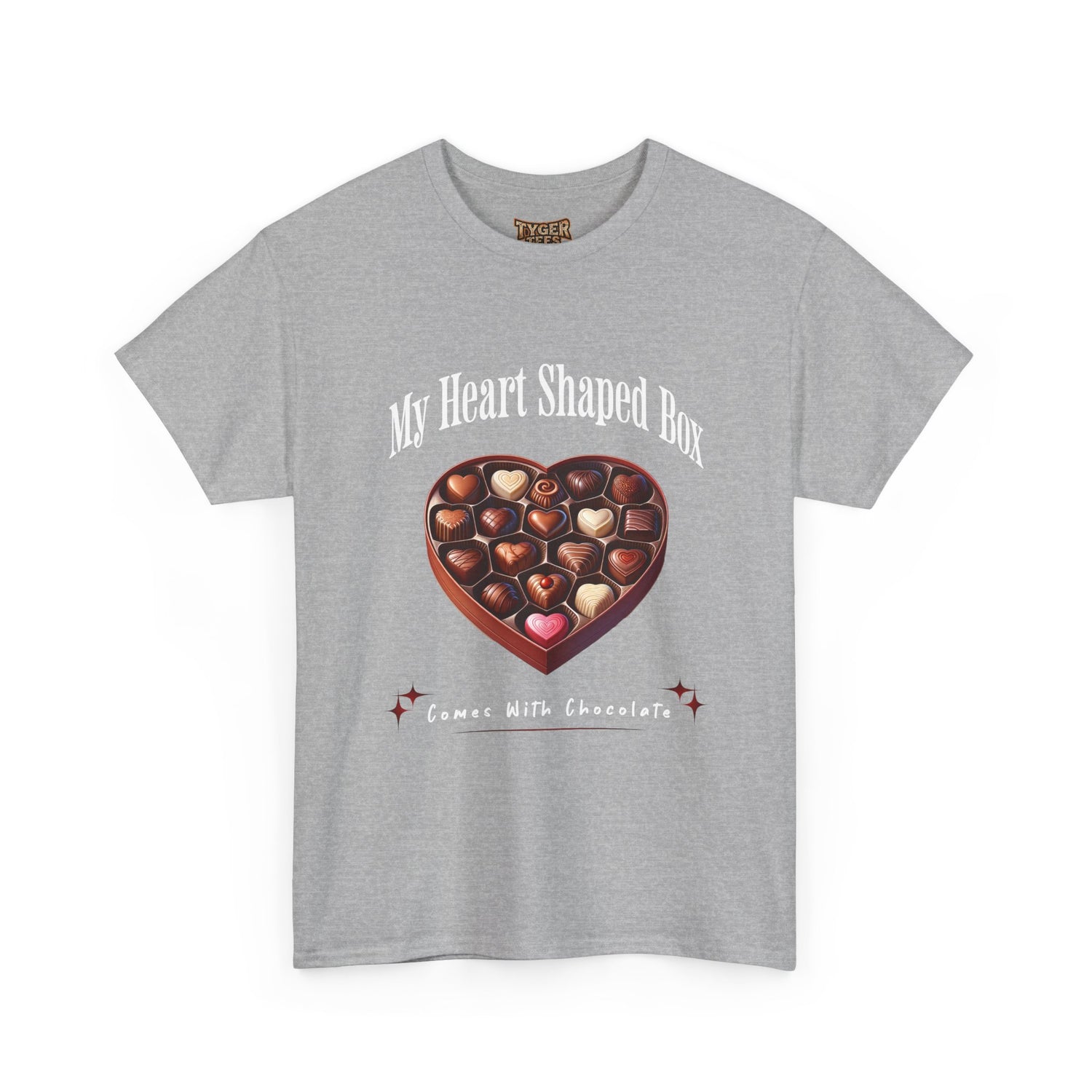My Heart Shaped Box Comes With Chocolate T-Shirt | 90s Grunge-Inspired Valentine&
