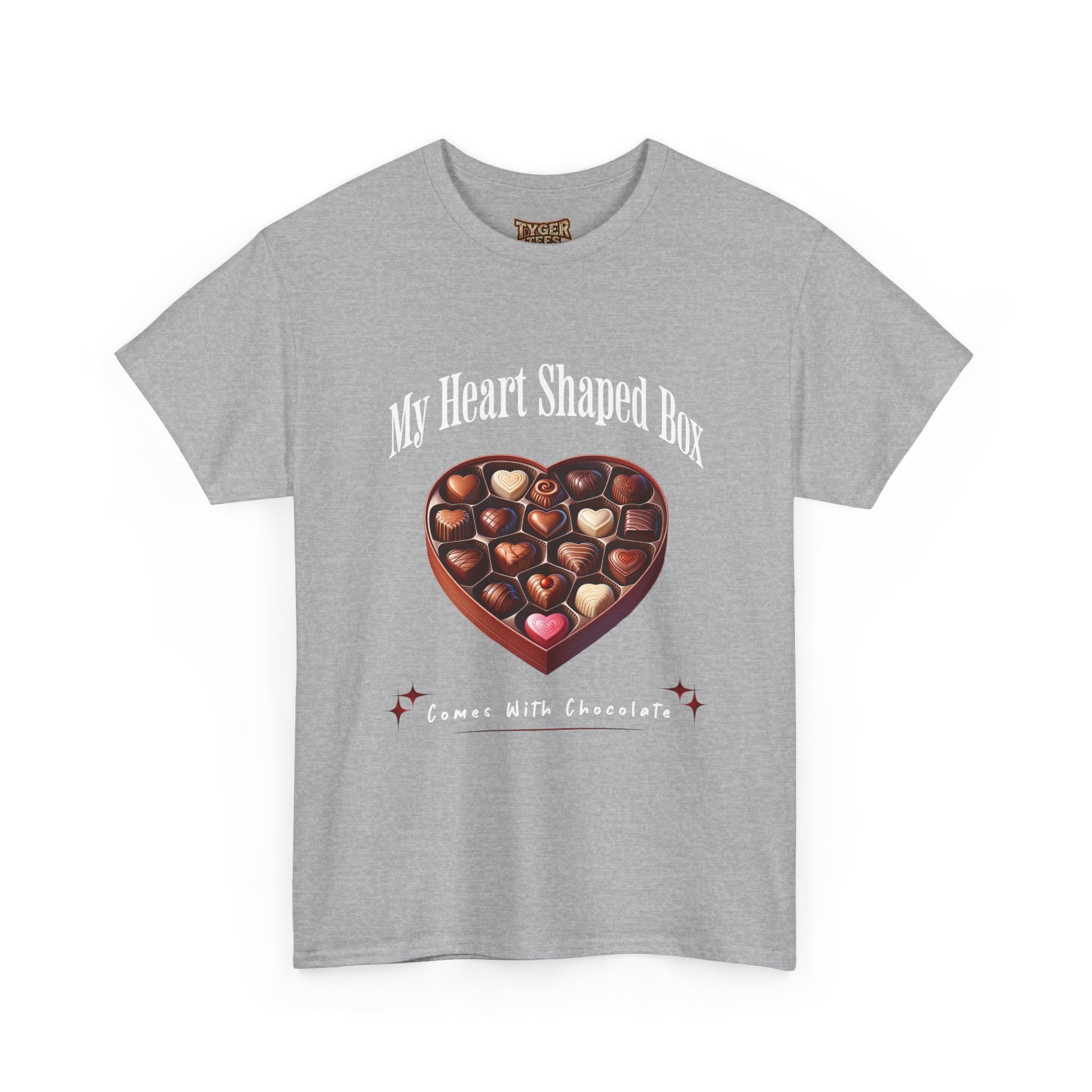 My Heart Shaped Box Comes With Chocolate T-Shirt | 90s Grunge-Inspired Valentine&