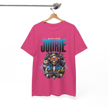 Gaming Junkie Skull Tee — Gamer Skull Controller Graphic T-Shirt