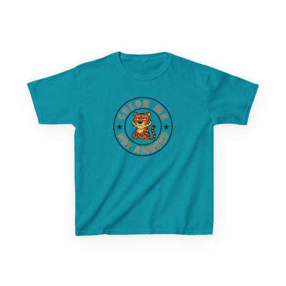 Kids Tee — Color Me Not Amused - Tiger