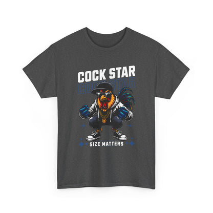 Cock Star Rooster T-Shirt — Size Matters Graphic Tee