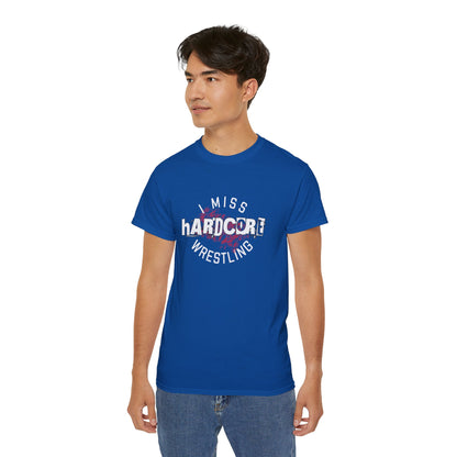 I Miss Hardcore Wrestling Cotton Tee