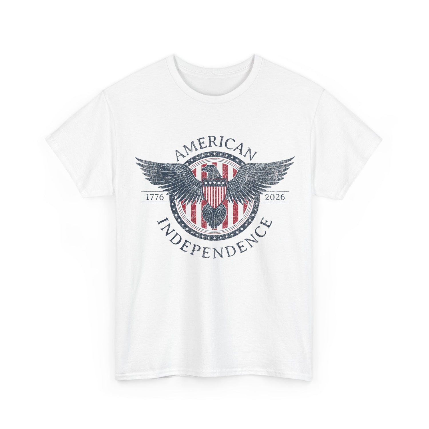 Independence Eagle Tee — American Independence 1776–2025 Vintage Flag Shirt