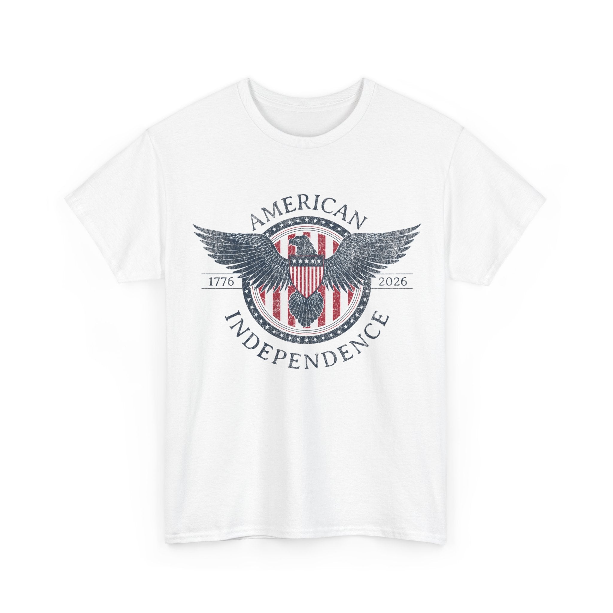 Independence Eagle Tee — American Independence 1776–2025 Vintage Flag Shirt