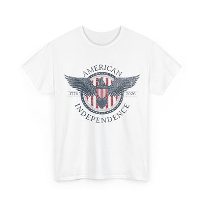 Independence Eagle Tee — American Independence 1776–2025 Vintage Flag Shirt