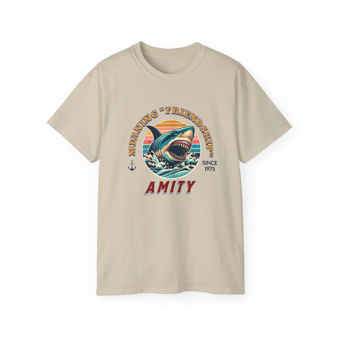 Jaws Movie - Meaning Friendship Amity Tee