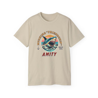 Jaws Movie - Meaning Friendship Amity Tee
