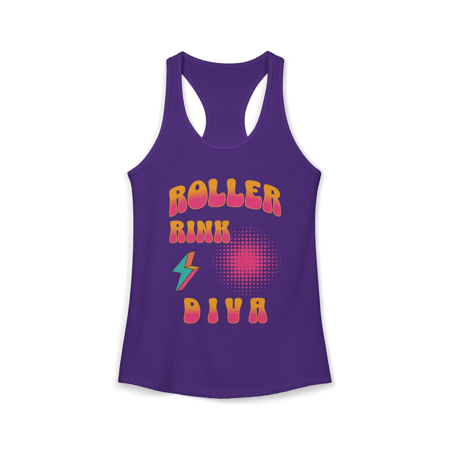 Roller Rink Diva – Women’s Racerback Tank