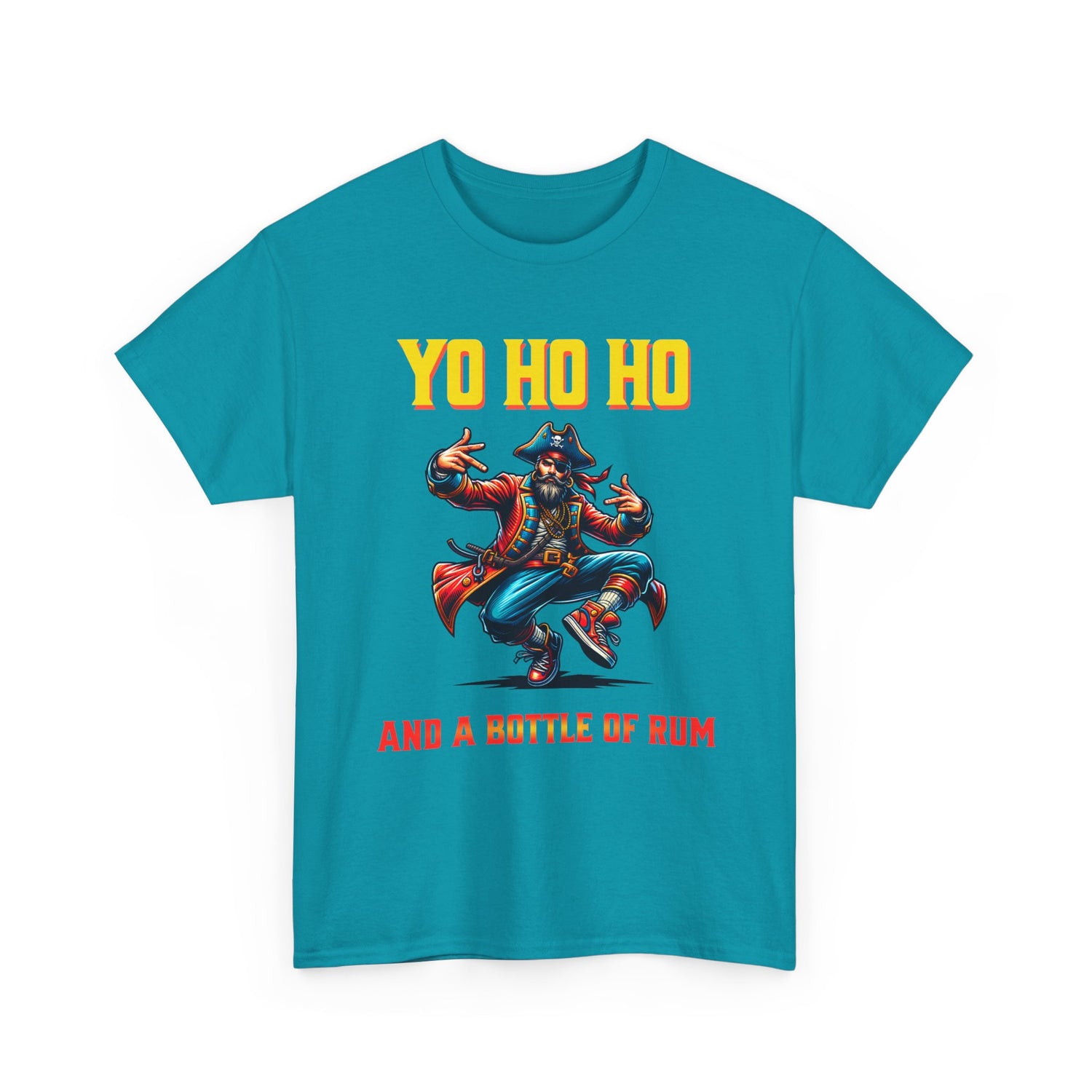 Yo Ho Ho Pirate T-Shirt – "Yo Ho Ho and a Bottle of Rum" Graphic Tee
