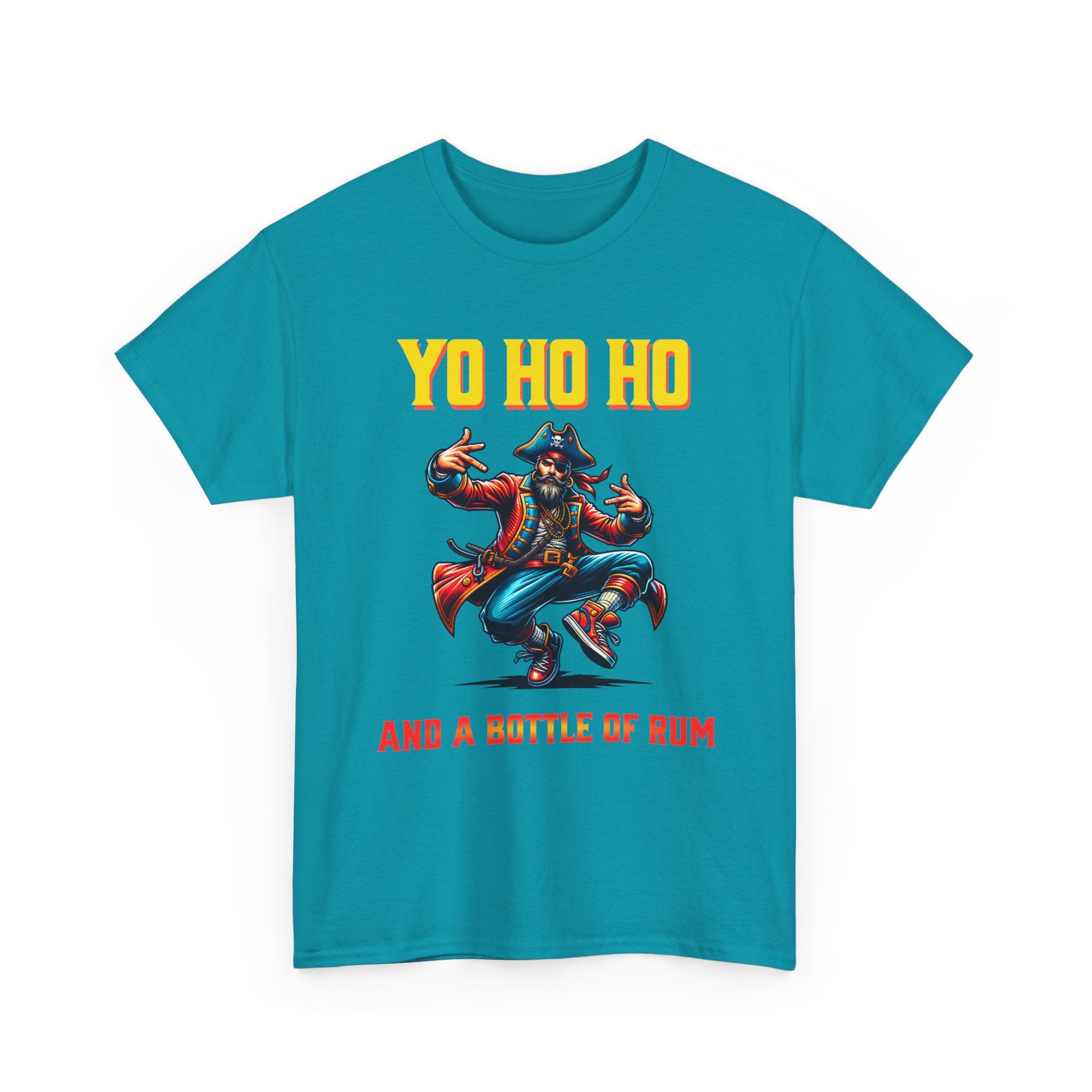 Yo Ho Ho Pirate T-Shirt – "Yo Ho Ho and a Bottle of Rum" Graphic Tee