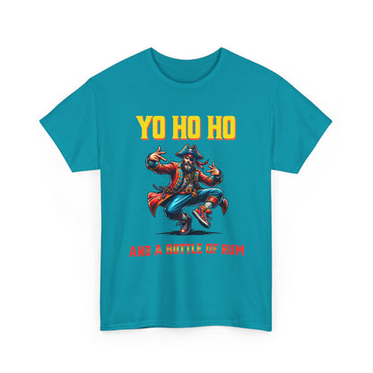 Yo Ho Ho Pirate T-Shirt – "Yo Ho Ho and a Bottle of Rum" Graphic Tee
