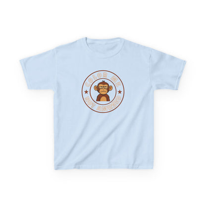 Kids Tee — Color Me Not Amused -  Monkey