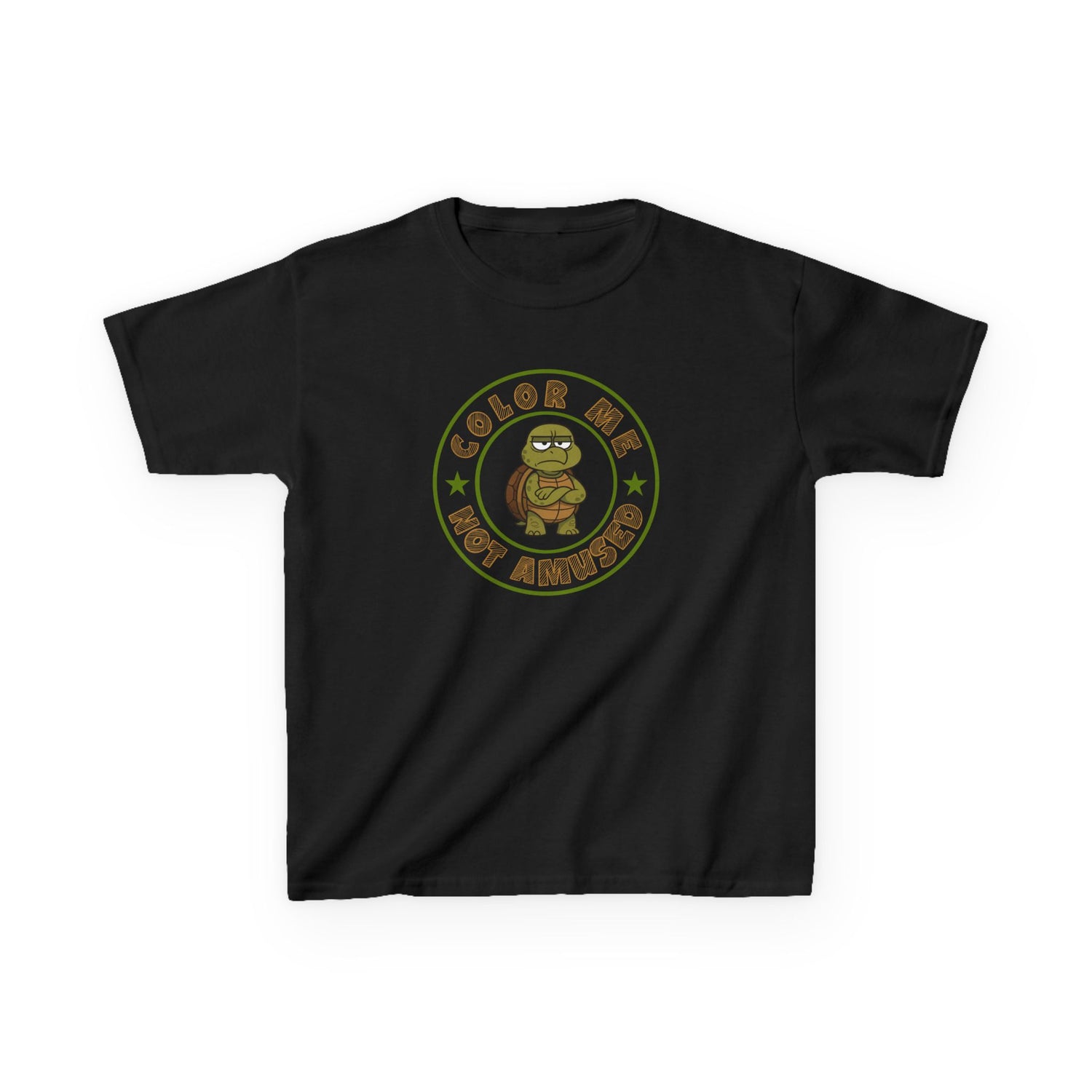 Kids Tee — Color Me Not Amused - Turtle