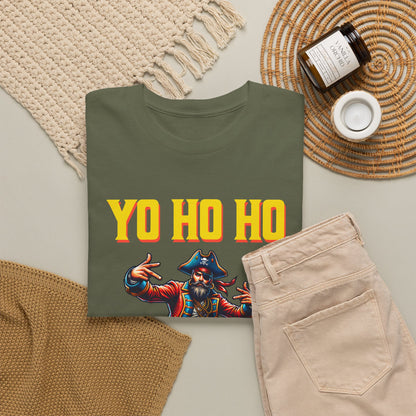 Yo Ho Ho Pirate T-Shirt – "Yo Ho Ho and a Bottle of Rum" Graphic Tee