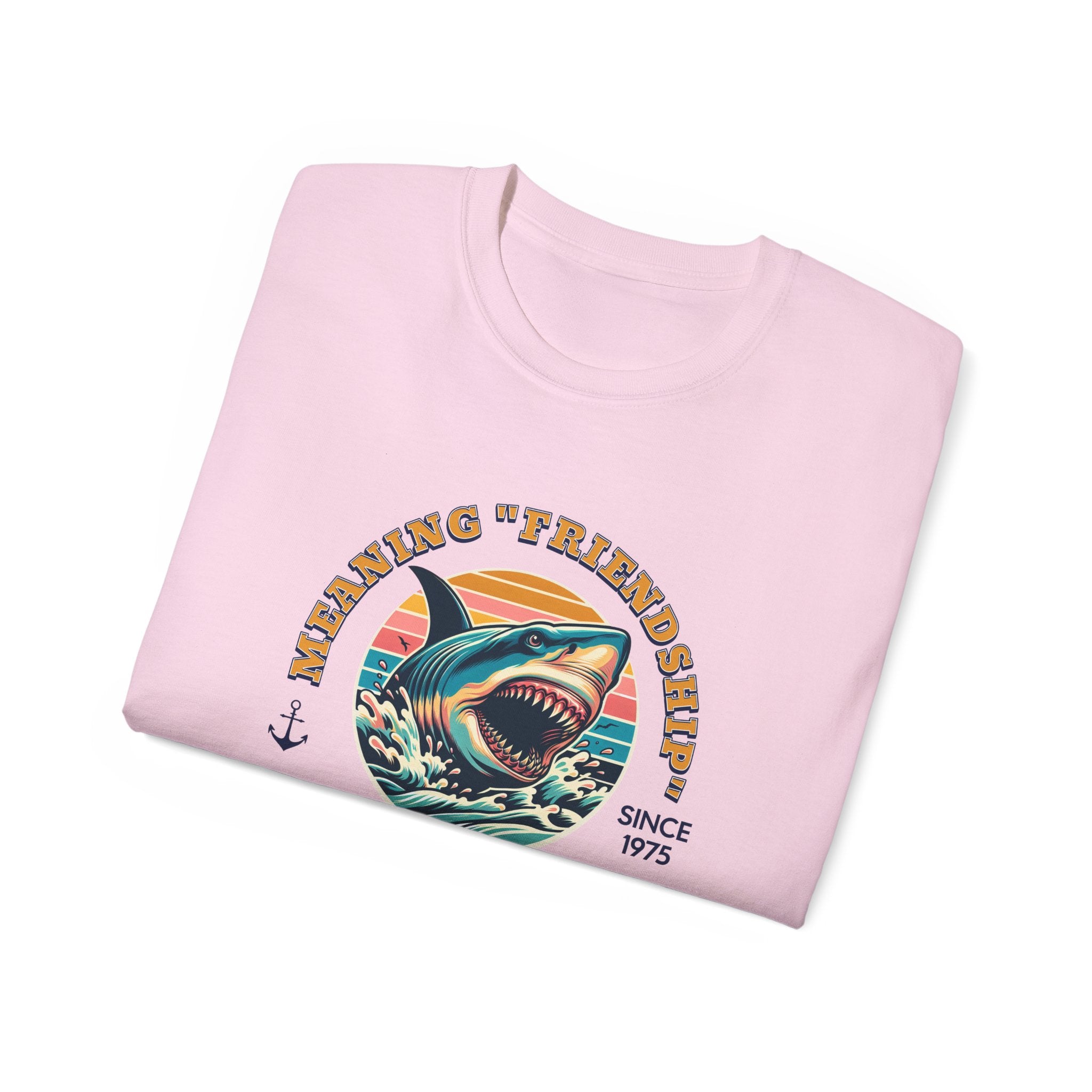 Jaws Movie - Meaning Friendship Amity Tee