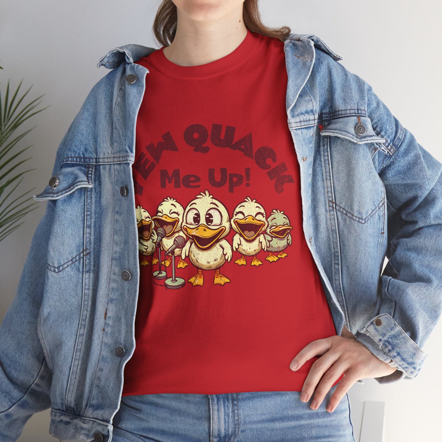 Yew Quack Me Up - Funny Duck Tee
