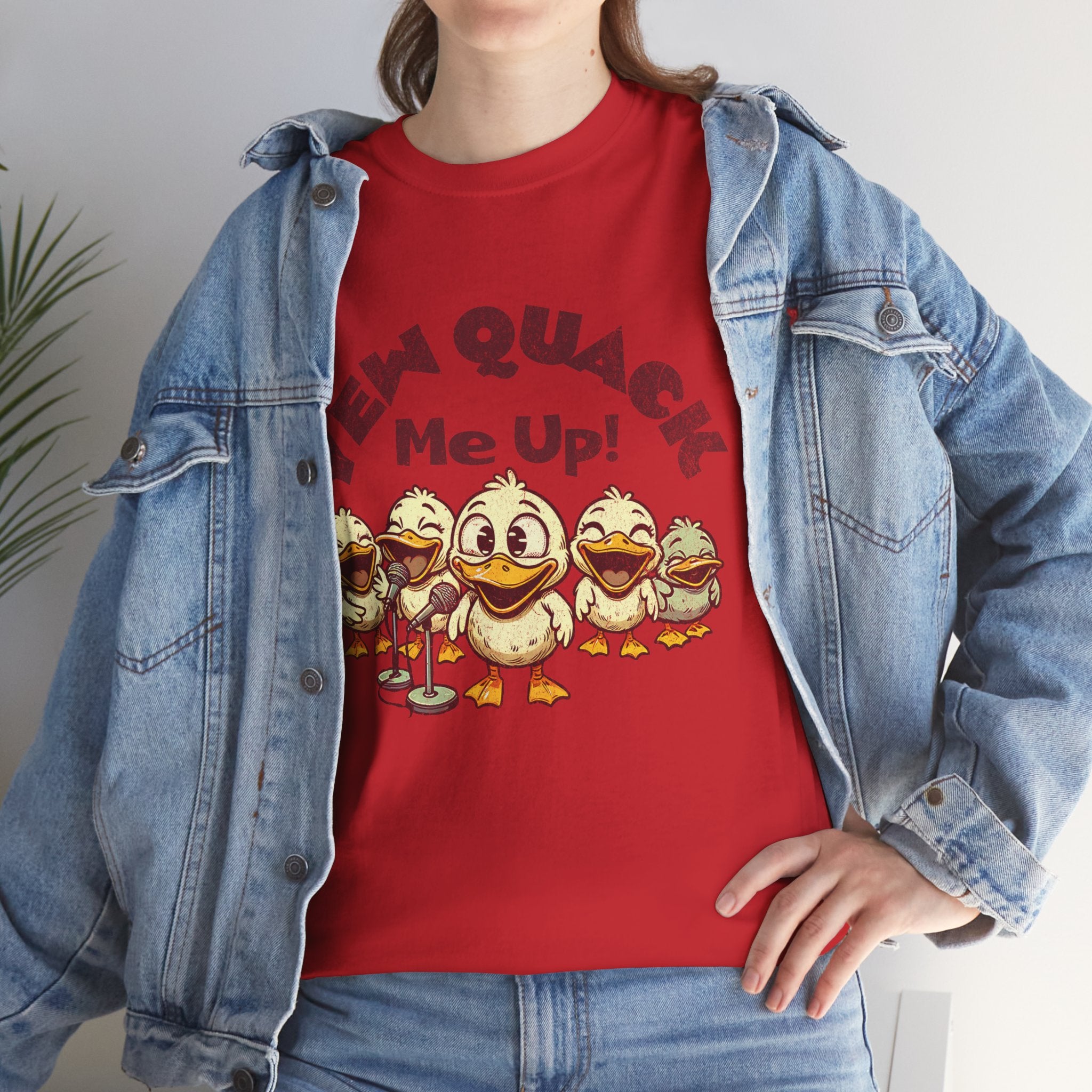 Yew Quack Me Up - Funny Duck Tee