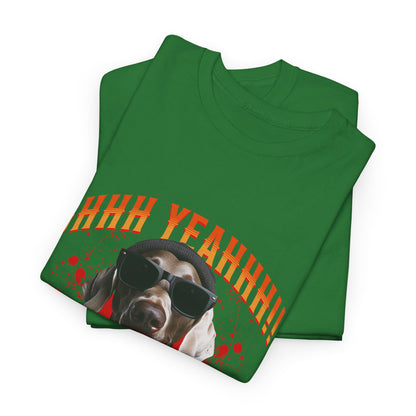 Little Johns Pizza Lover Unisex Tee, Ohhh Yeahhh Graphic Tee, Funny Dog T-Shirt, Food Lover Gift, Unisex Cotton Shirt