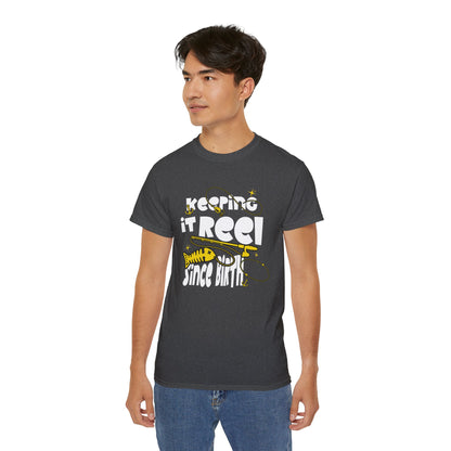 Keeping It Reel Since Birth Tee Cotton Fishing T-Shirt