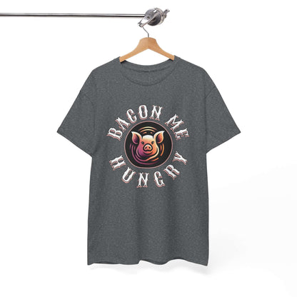 Bacon Me Hungry T-Shirt | Funny Pig Graphic Tee for Food Lovers