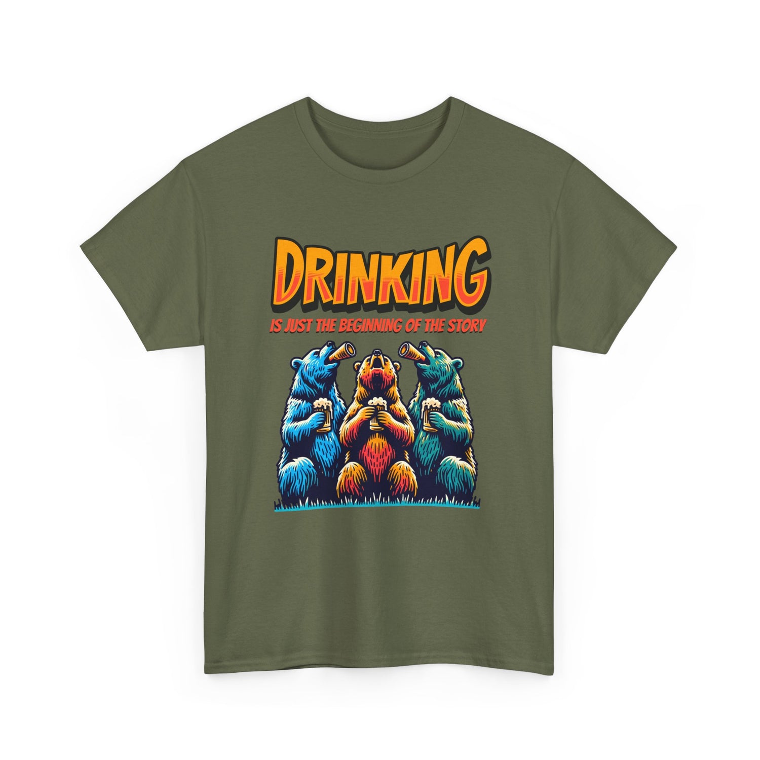 Drinking Is Just the Beginning Graphic Tee — Funny Party T-Shirt