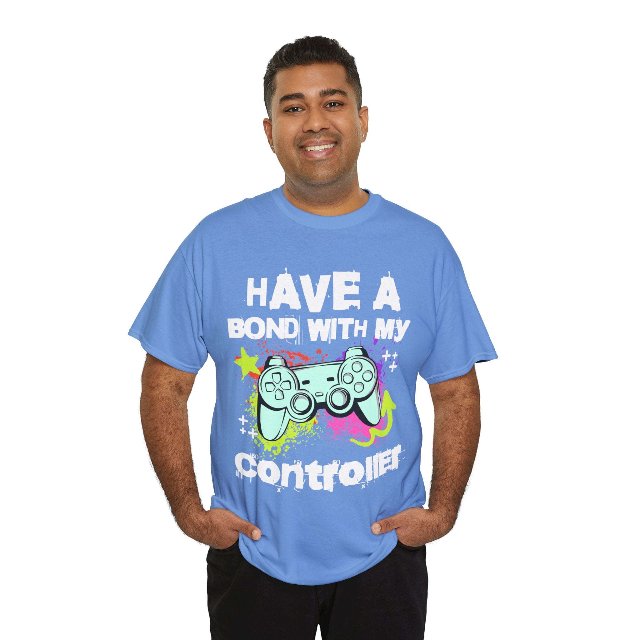 Gamer Controller Tee — "Have a Bond With My Controller" Graphic Shirt
